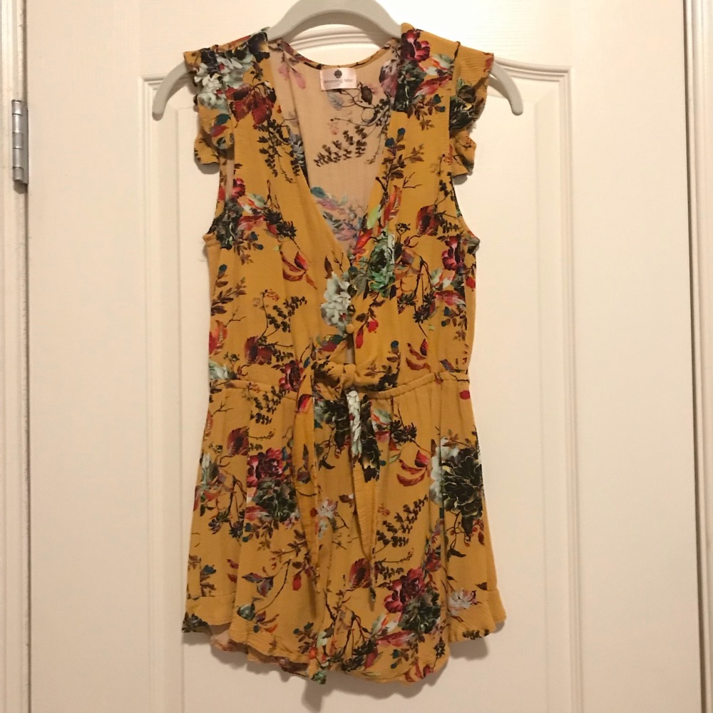 Hello Molly Floral Romper